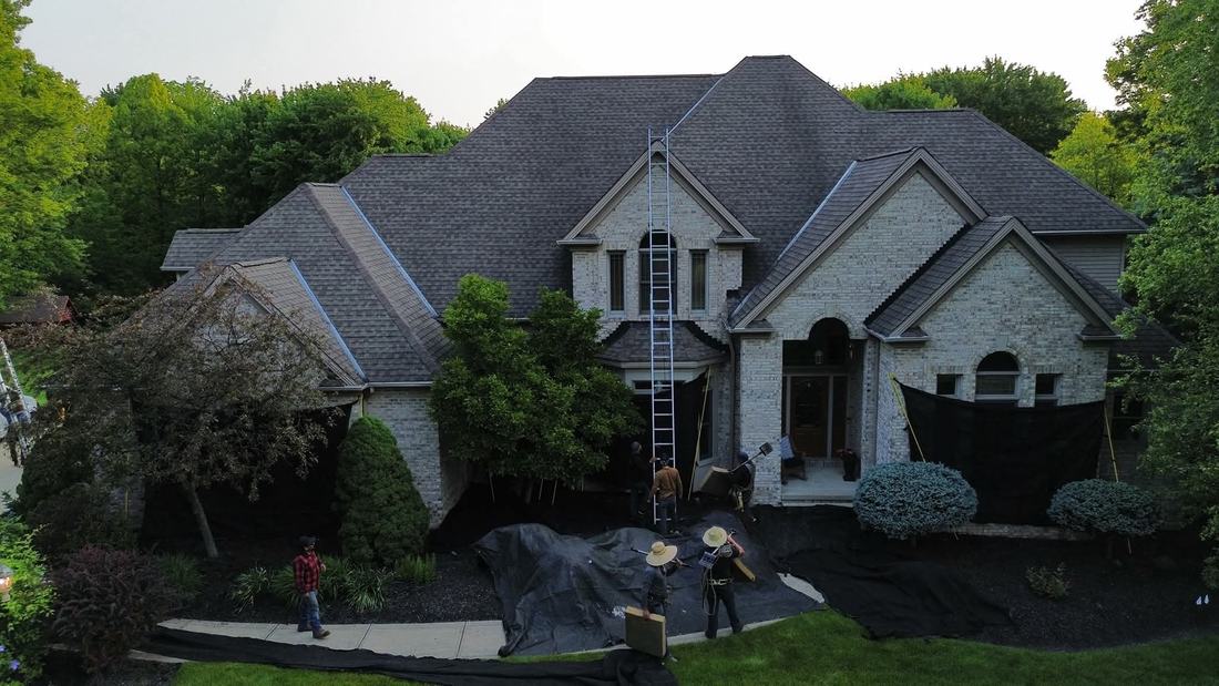 Completed roof replacement by 4K Roofing in Strongsville, Ohio