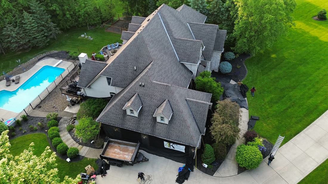 Roof replacement by 4K Roofing serving North Royalton, Ohio